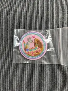Disney Characters 刺繍　缶バッジ　ビスケット　わんわん物語