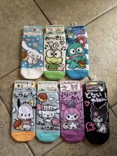 サンリオキャラクターズ 大阪限定 OSAKA ソックス 靴下 22-25cm