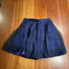 MERCURYDUO ネイビー フレアスカート Mサイズ