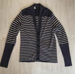 N.Hollywood エヌハリ ボーダーニット カーディガン