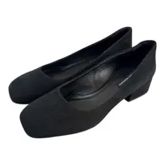 FABIO RUSCONIブラック スエード パンプス37