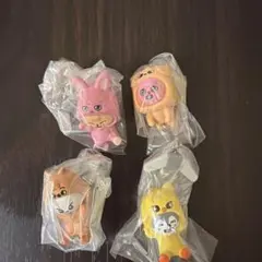 skzoo つまんでつなげてマスコット　4個セット　スキズ　ガチャ