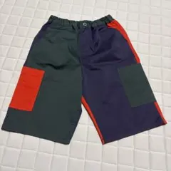 コムサイズム　パッチワークハーフパンツ150㎝