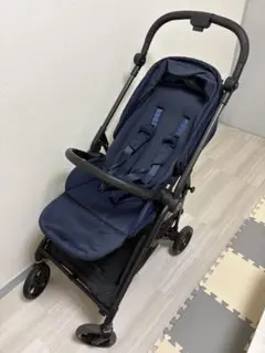 Cybex ベビーカー 折りたたみ式 ネイビー - メルカリ
