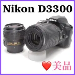❤️ショット数11770回❤️Nikon D3300 ニコン すぐ撮影できる人気 ❤️ショット数11770回❤️Nikon D3300 ニコン すぐ撮影できる人気