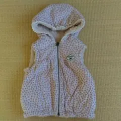 ブランシェス　女の子　アウター　ベスト　リバーシブル　100