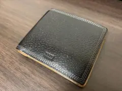 TAKEO KIKUCHI タケオキクチ ターナリー 二つ折り財布 ブラックのサムネイル