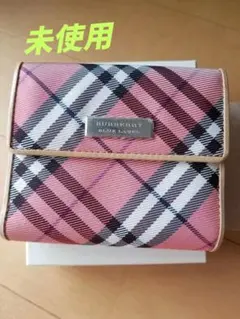 【未使用】BURBERRY　BLUE LABEL折り畳み財布のサムネイル