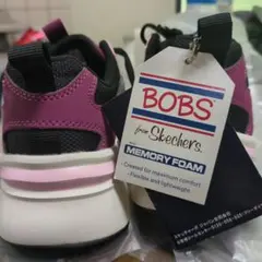 お値下げ BOBS from Skechers スニーカー 黒/ピンク