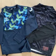 【むすめ様専用】hummel 幾何学模様 長袖Tシャツ 140㎝　スポーツウェアのサムネイル