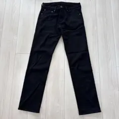 未使用　裏起毛　ブラック ストレート　パンツ　ズボン　暖か素材　メンズ　冬