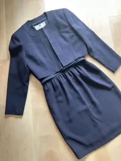 ネイビースーツセット(クレージュ)お受験、冠婚葬祭など