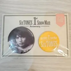 SixTONES 1st Snow Man Anniversary ピンバッジ