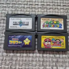GBA ファイナルファンタジーI・Ⅱ 伝説のスタフィー等 ソフト 4本セット