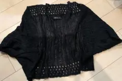 COMME CA ISM 半袖ボレロ ブラック Fサイズのサムネイル