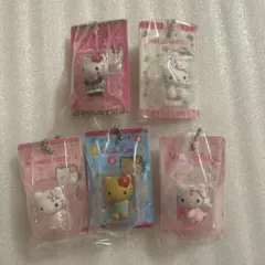 【匿名配送】ハローキティ　パッケージミニチュアコレクション　5種セミコンプリート
