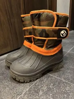 north peak スノーブーツ スパイク付き 17-18cm