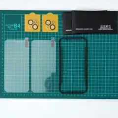 ‼️早い者勝ち‼️ガラスフィルム2枚 ガイド枠付き 液晶保護フィルム