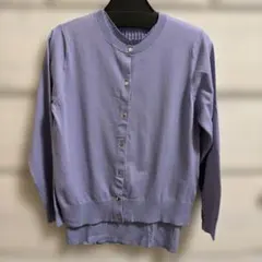 ジョンスメドレーJOHN SMEDLEY ラベンダー長袖カーディガン - メルカリ