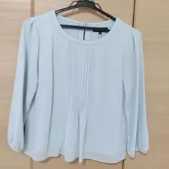 リフレクト【フォーマル／入卒／お仕事に◎】ピンタック×スカラレースブラウスのサムネイル