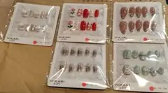 【バラも可】ネイルチップ 5点セット