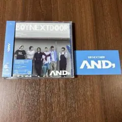 BOYNEXTDOOR AND 通常盤 1枚 青ステッカー付き