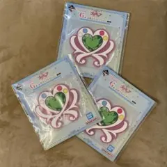 【3つセット】プリキュア一番くじ G賞 ハートキャッチプリキュア コースター