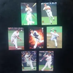 プロ野球チップスカード　読売巨人軍　7枚