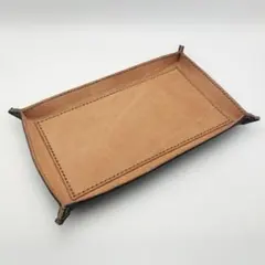 本革製レザートレイ（大）ハンドメイドのサムネイル