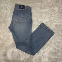 バーバリーブラックレーベル デニムパンツ 82 インディゴ ダメージあり