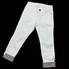 美品◎Burberry Blue Label ホワイトデニム　ノバチェック 36