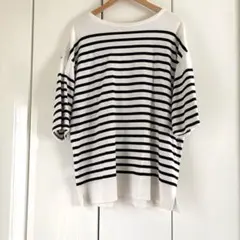 URBAN RESEACH ボーダーカットソー　半袖　L