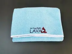 【良品】LAVA ヨガラグ ヨガタオル ライトブルー