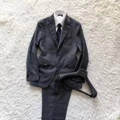 <美品>TAGLIATORE VESVIO ネイビー ウール スーツ サイズ50 TAGLIATORE（タリアトーレ）VESVIOヴェスヴィオ ウールモヘアサージ6B1
