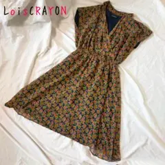 Lois CRAYON　ロイスクレヨン ノースリーブワンピース 花柄