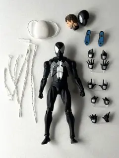 中古 MAFEX スパイダーマン BLACK COSTUME