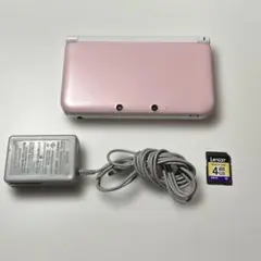 【動作品】任天堂 Nintendo 3DSLL ピンク ホワイト