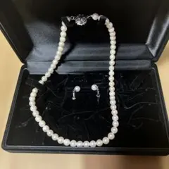 真珠 ネックレス イヤリングセット