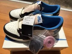 トラヴィススコット×フラグメント×ナイキエアジョーダン1 新品未使用品（美品）