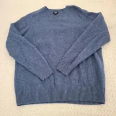 ラムウールクルーネックセーター　UNIQLO