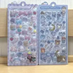 ボンボンドロップシール ふわふわドロップ ぬいぬいふわふわ わんわん