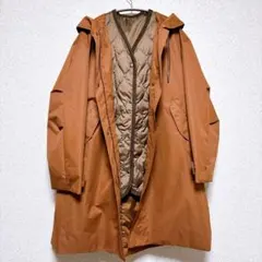 未使用級✨ダウン混 フード付き マウンテンパーカー　キルティング　11AR L