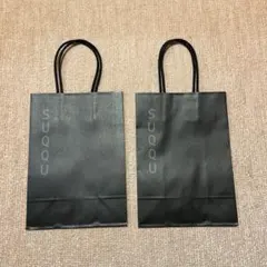 SUQQU 黒 ショッパー　紙袋