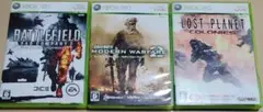 LOST PLANET COLONIES+COD MW3+BATTLEFIELD