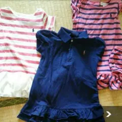ラルフローレン ワンピース３枚セット 12m