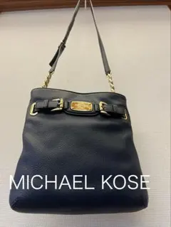 MICHAEL KORS ネイビー ショルダーバッグ