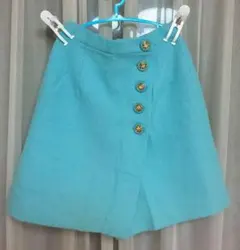 キュロットタイプ ミニ巻きスカート