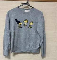 UNIQLO PEANUTS セーター 150 グレー　ウッドストック　ユニクロ