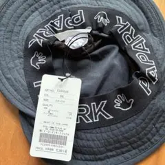 新品PAPAPAPARK ベビー キッズ 帽子 ハット ブラック 48-50cmのサムネイル