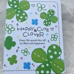 平成レトロ⭐︎クローバーデザイン メモ帳⭐︎ プロフィール帳☺︎